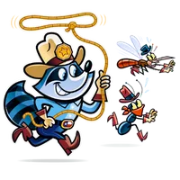 cs home mobile racoon critters 1