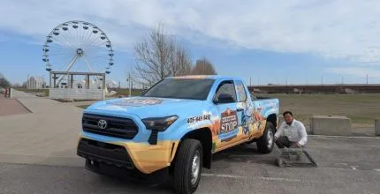 Critter Stop technician in the field