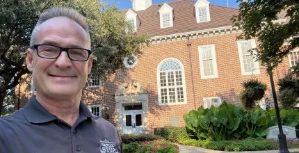 Critter Stop technician in the field