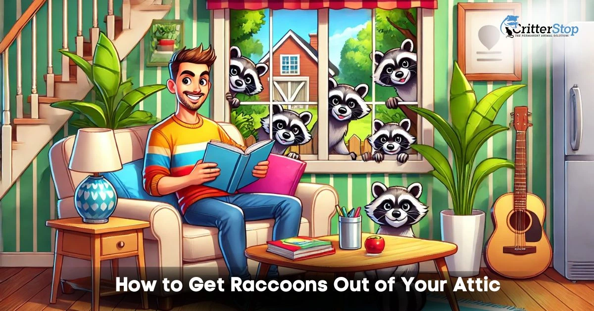 how to scare raccoons out of attic