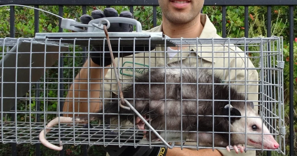 how to get rid of opossum under deck