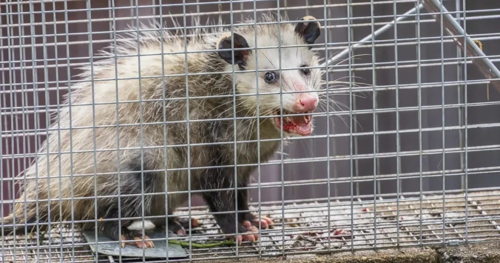 how to get rid of opossum under deck