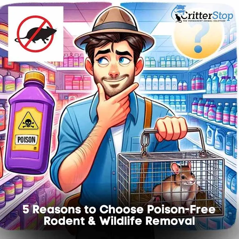 5 Reasons to Choose Poison-Free Rodent & Wildlife Removal
