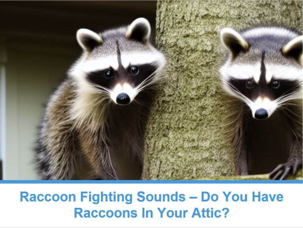 Raccoon Fighting Sounds - Do You Have Raccoons In Your Attic | Critter Stop