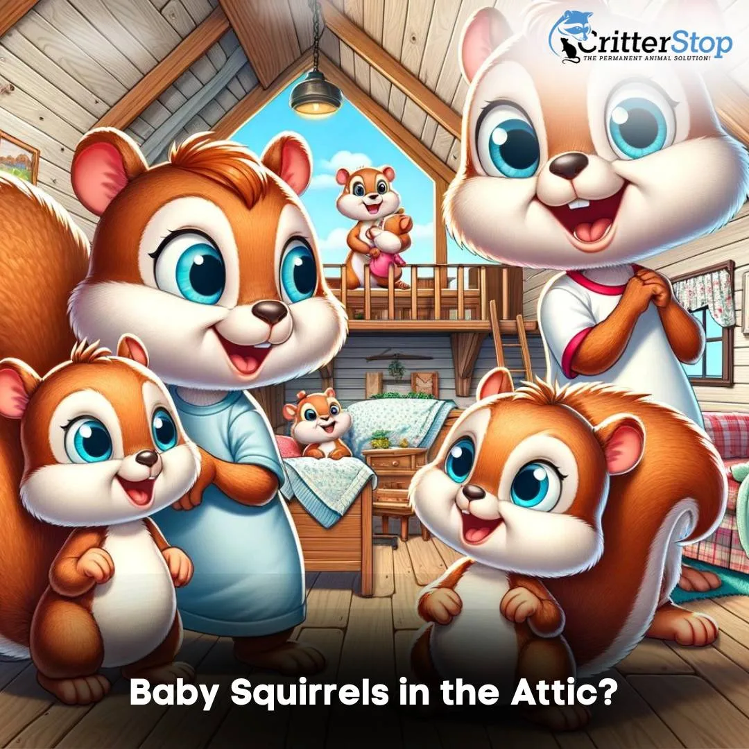 Baby Squirrels in the Attic?