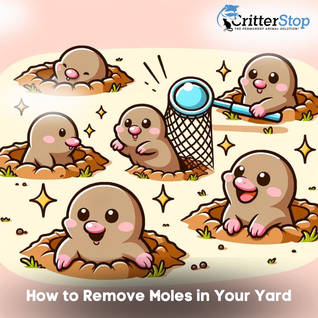 How to Remove Moles in Your Yard