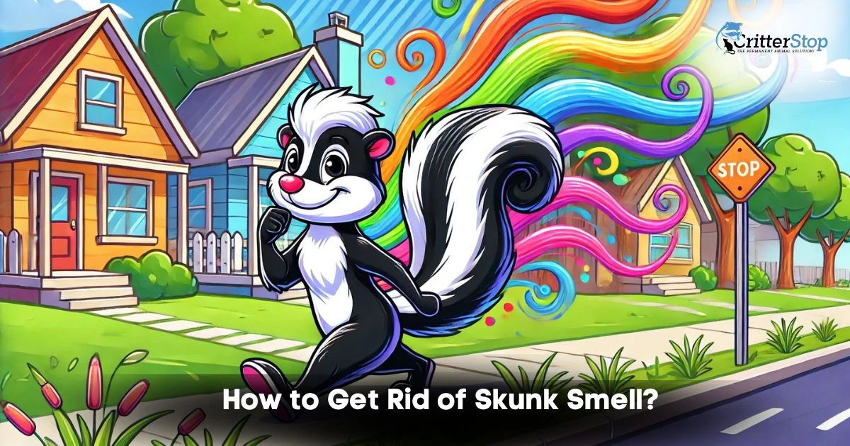 how to get rid of skunk smell on cat