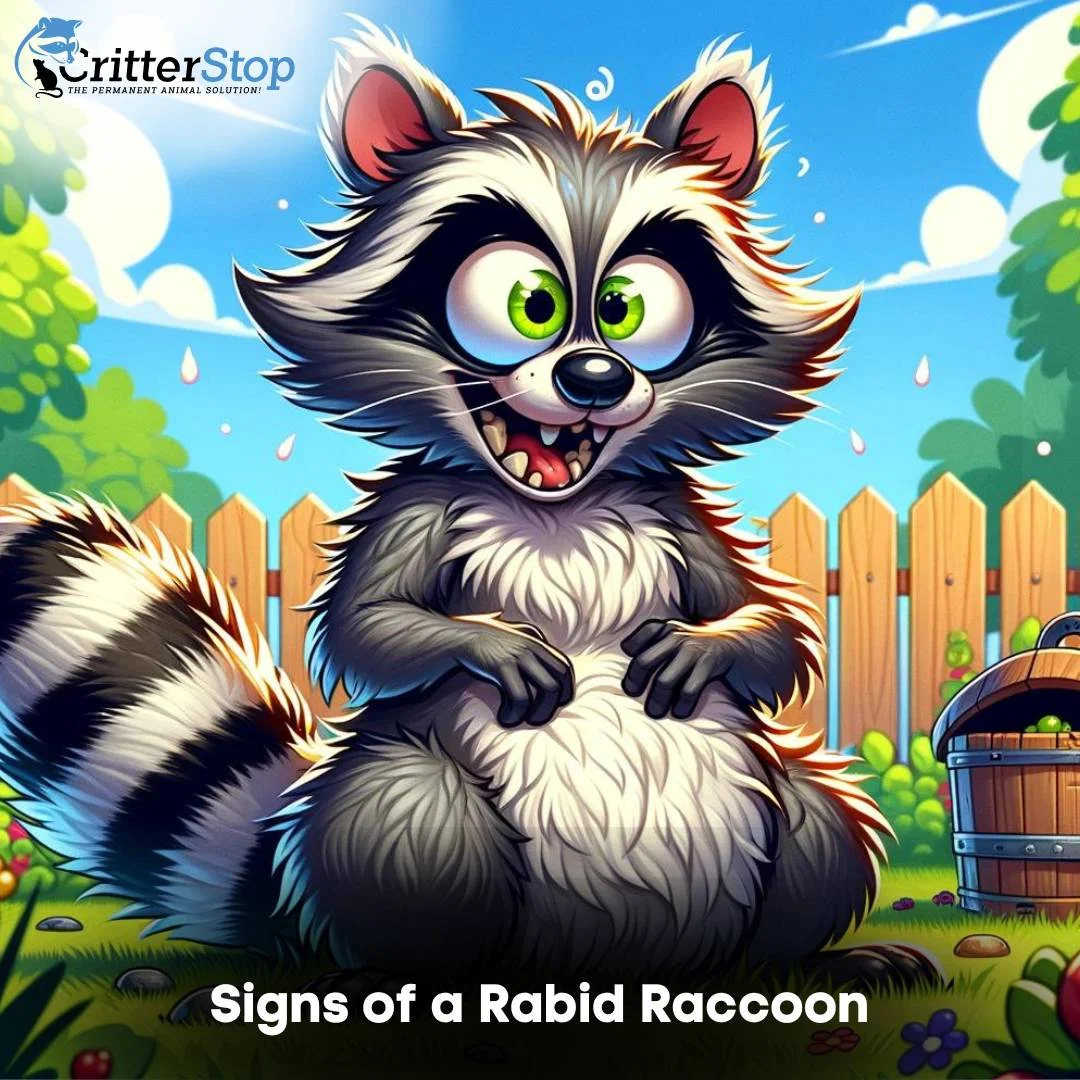 Signs of a Rabid Raccoon