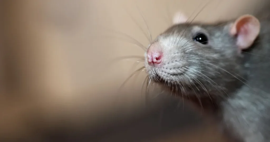 rat burrows under house