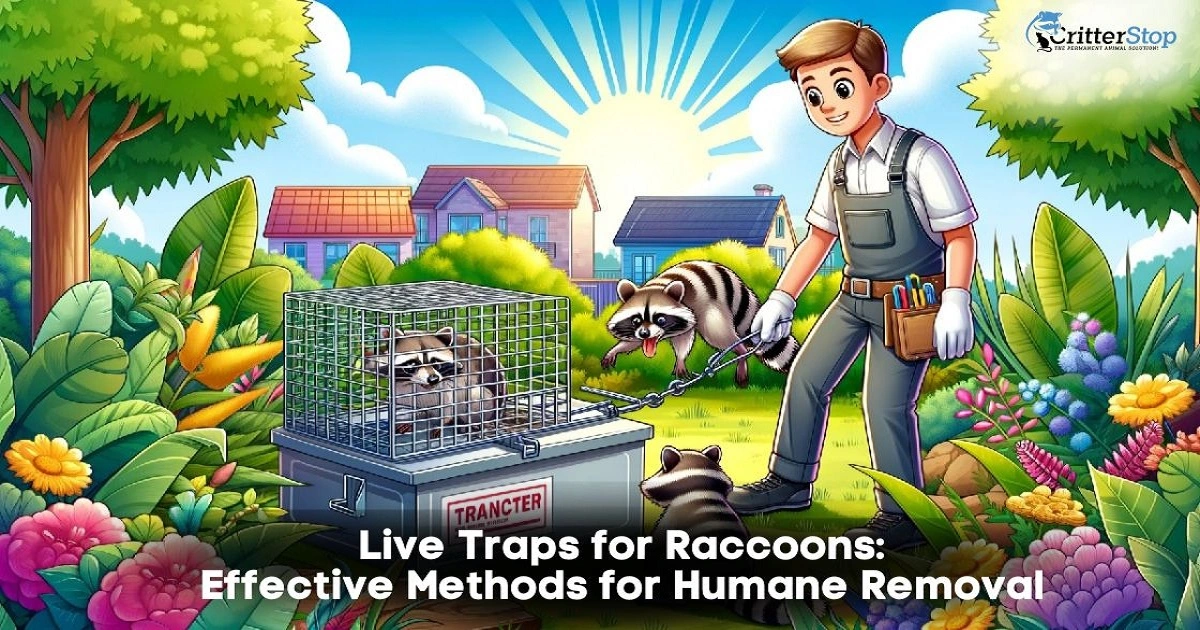 setting live traps for racoons