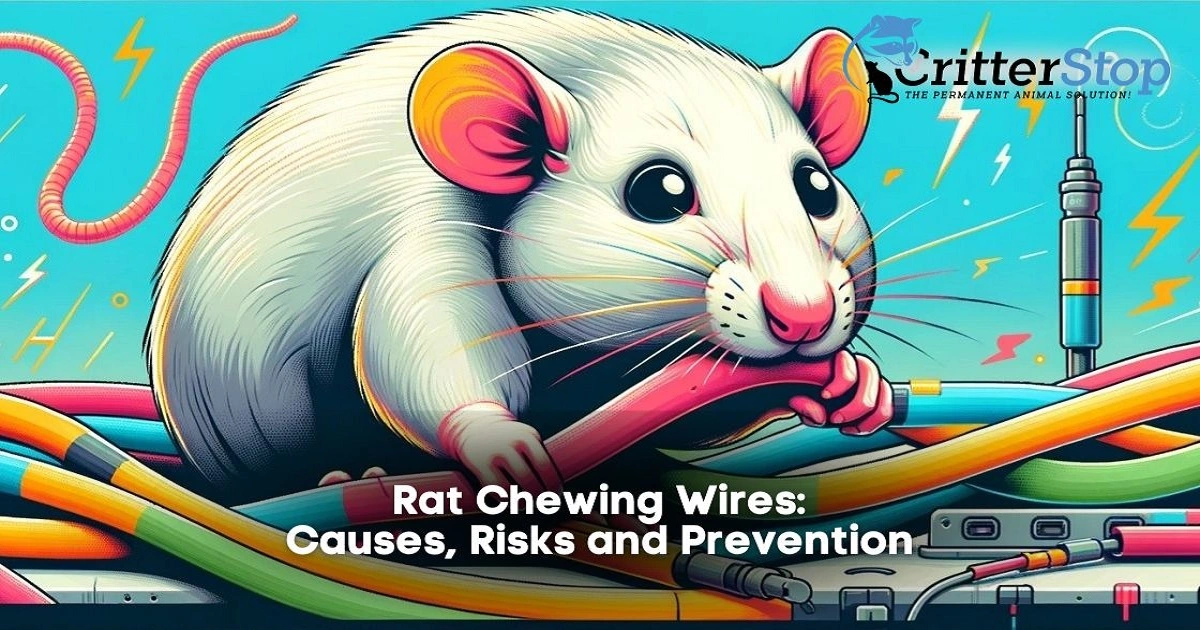 rat chewing wires
