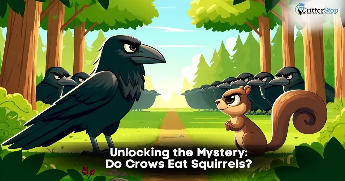 do crows eat squirrels