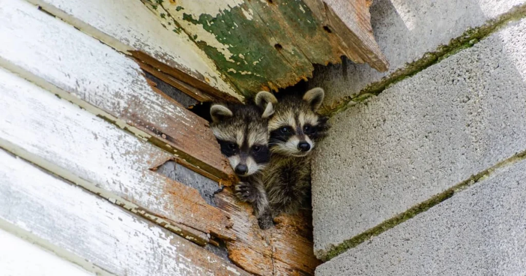 tips to deal with raccoons hiding in attic