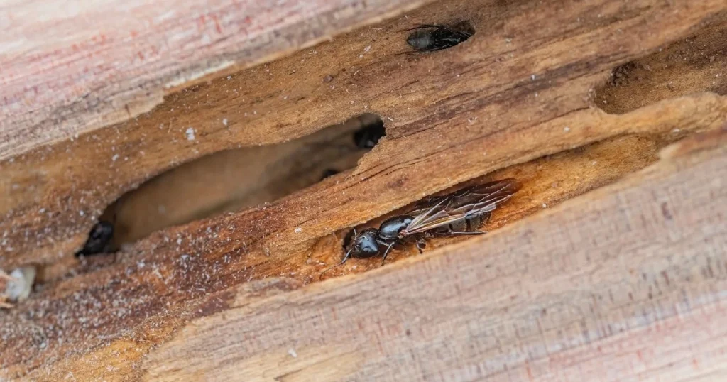preventing carpenter ants in wood