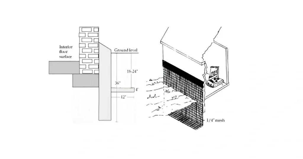 setting rat barriers in hidden places
