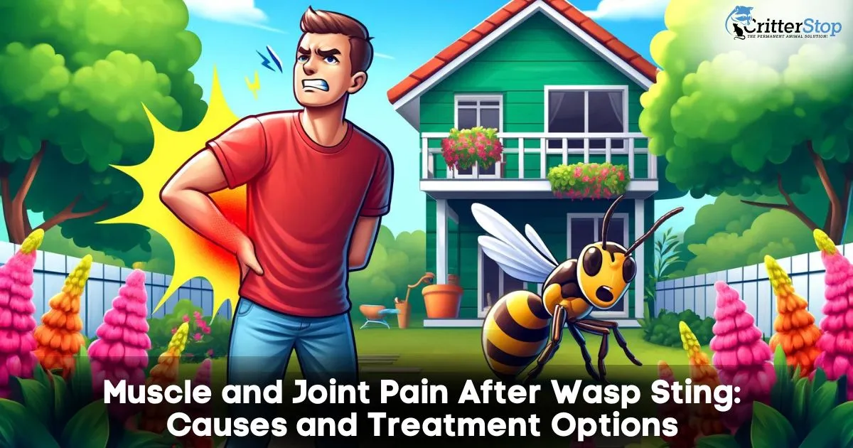 muscle and joint pain after wasp sting