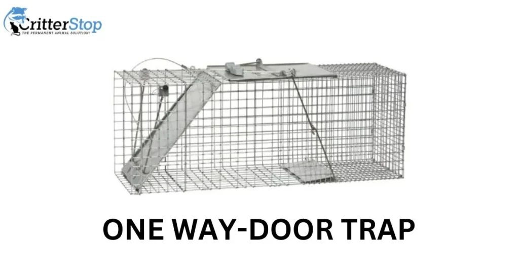 One way door trap
