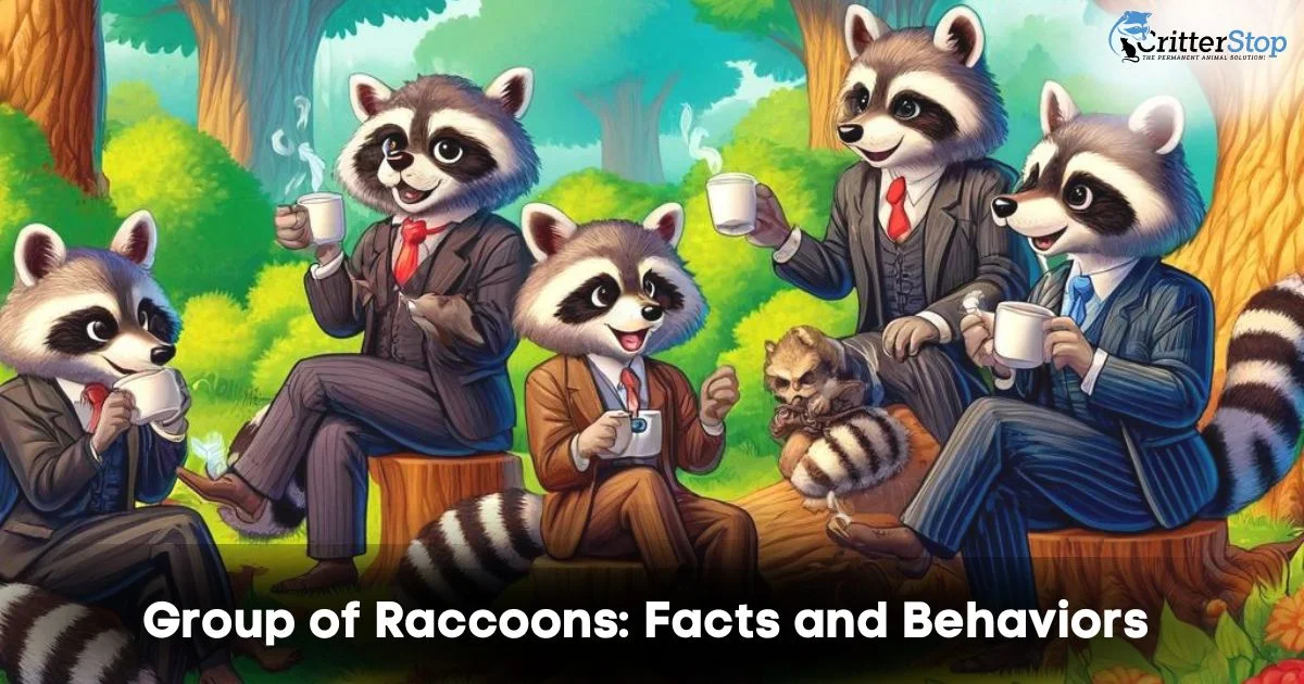 Group of Raccons