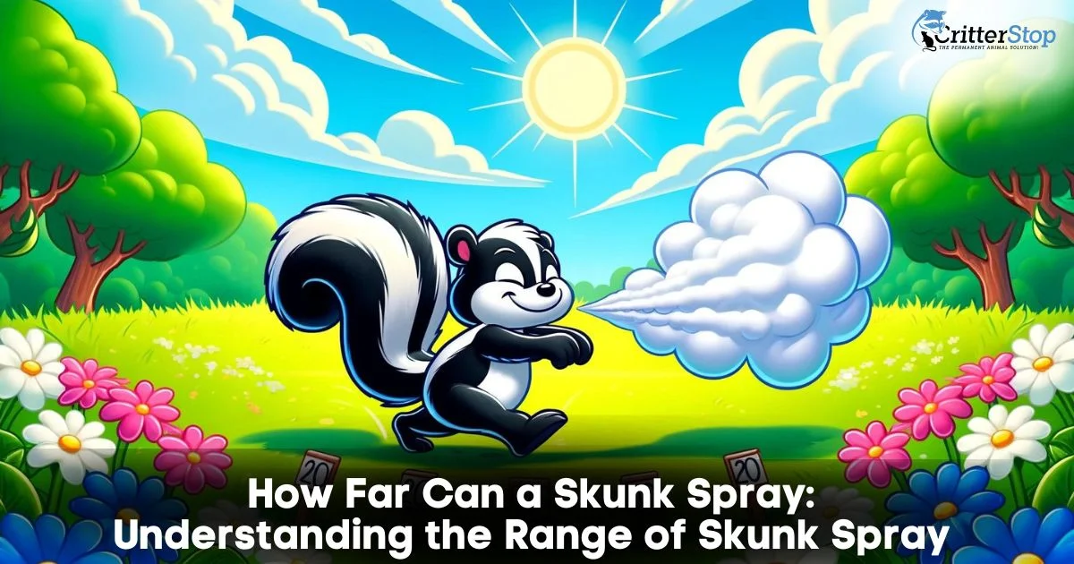 How Far Can a Skunk Spray Understanding the Range of Skunk Spray