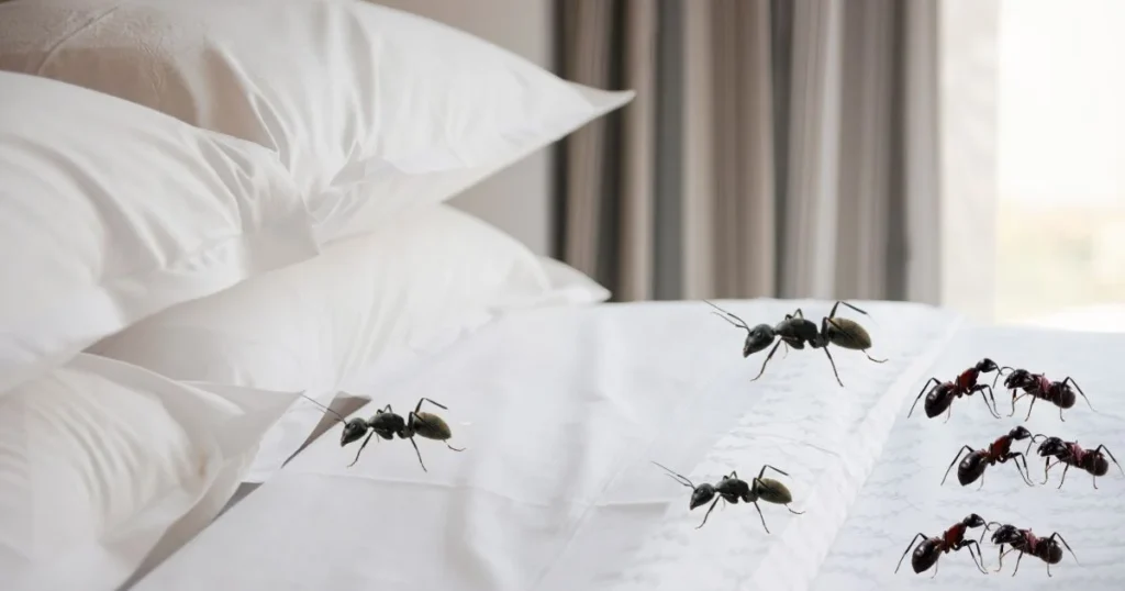 Ant on bed exterminator 