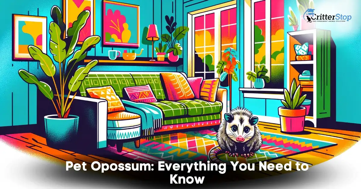 pet opossum, opossum as a pet, what states is it legal to have a pet opossum,
