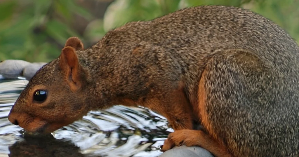 where do squirrels find water