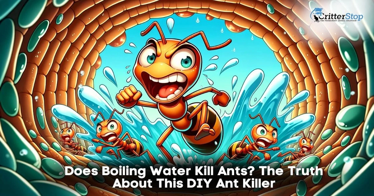 will boiling water kill ants