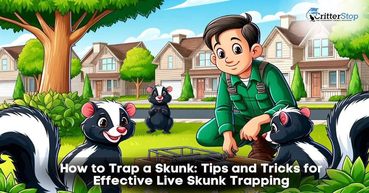 how to catch a skunk