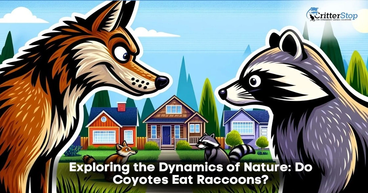 do coyotes hunt raccoons