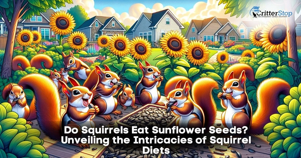 can squirrels eat sunflower seeds