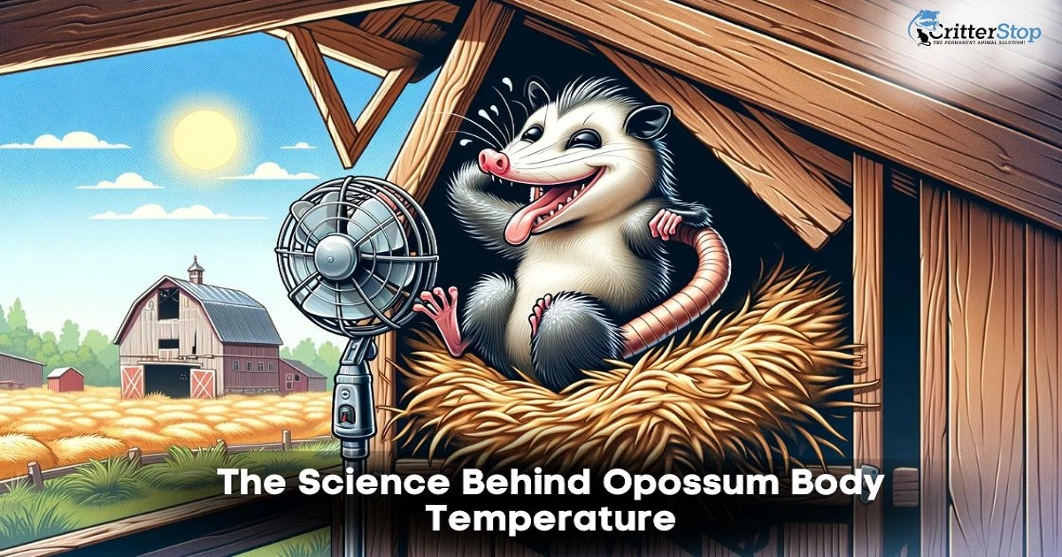 opossum body temp