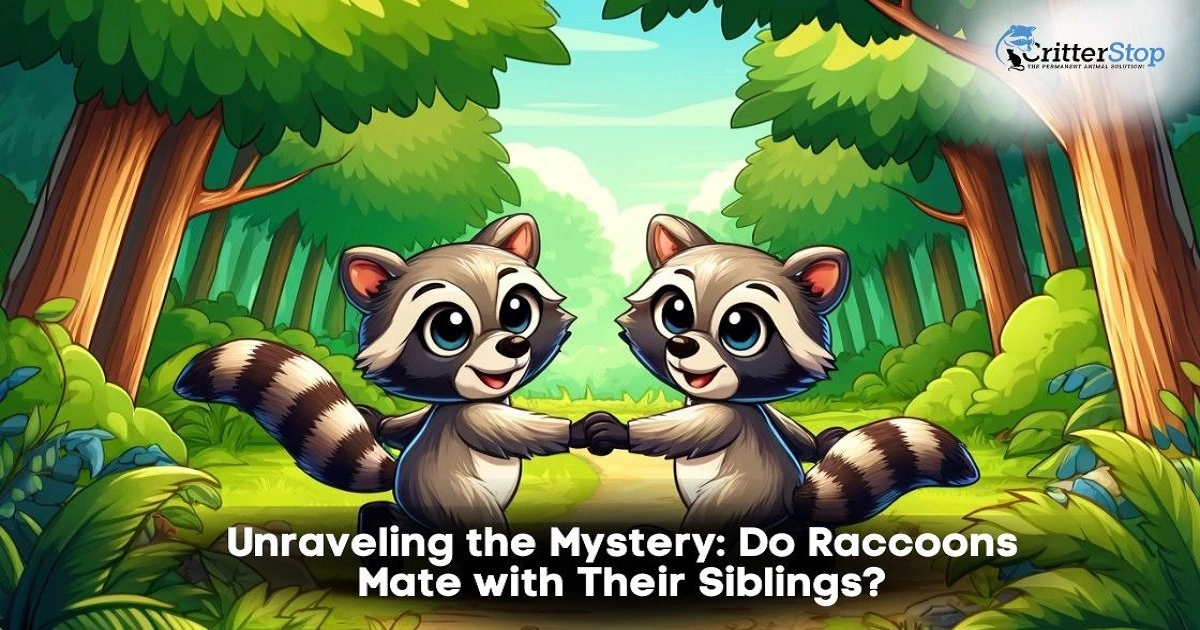 do raccoons mate with their siblings