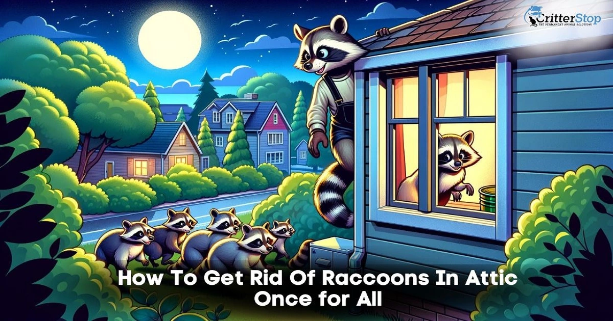 how to get raccoons out of attic