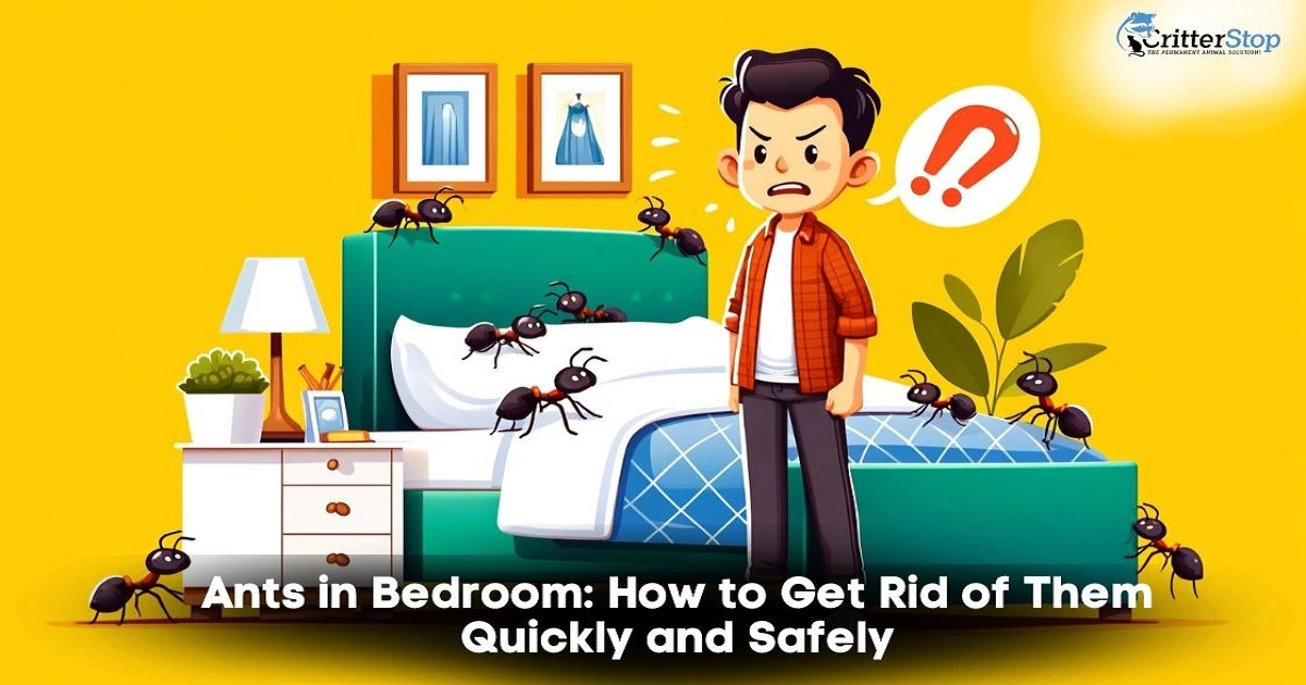 how do i get rid of ants in my bedroom