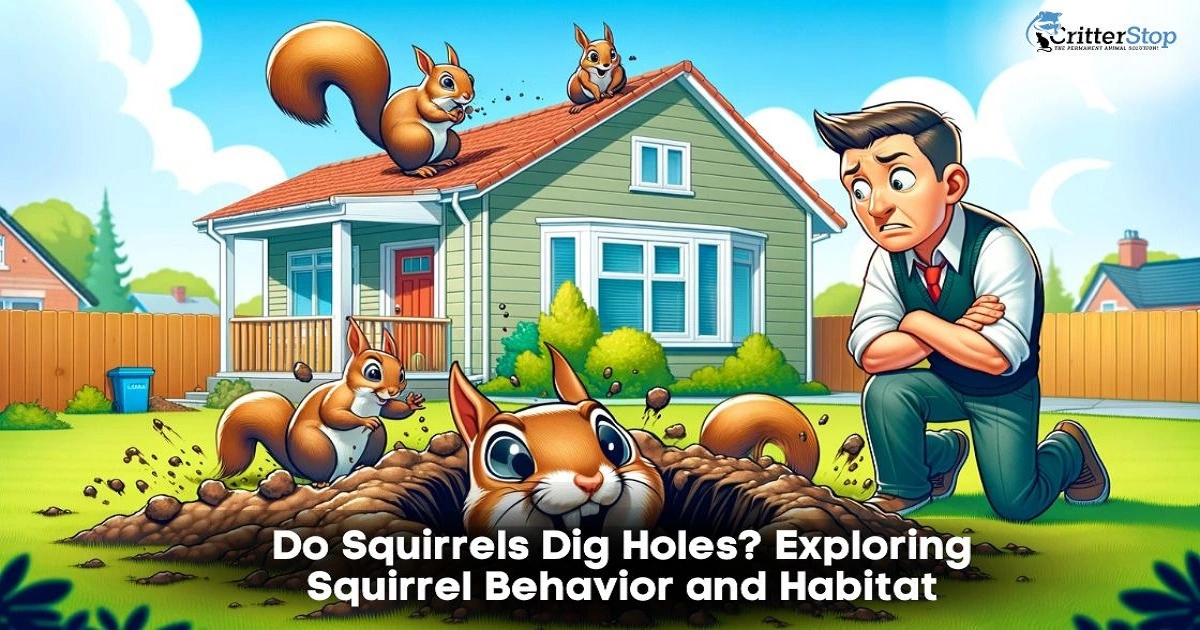 how to stop squirrels from digging in yard