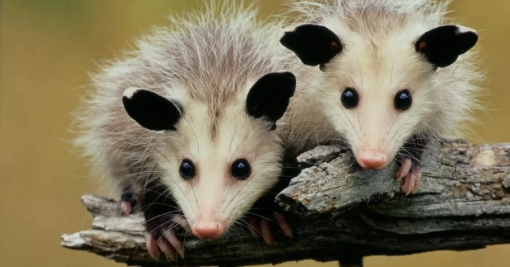 opossum giving birth