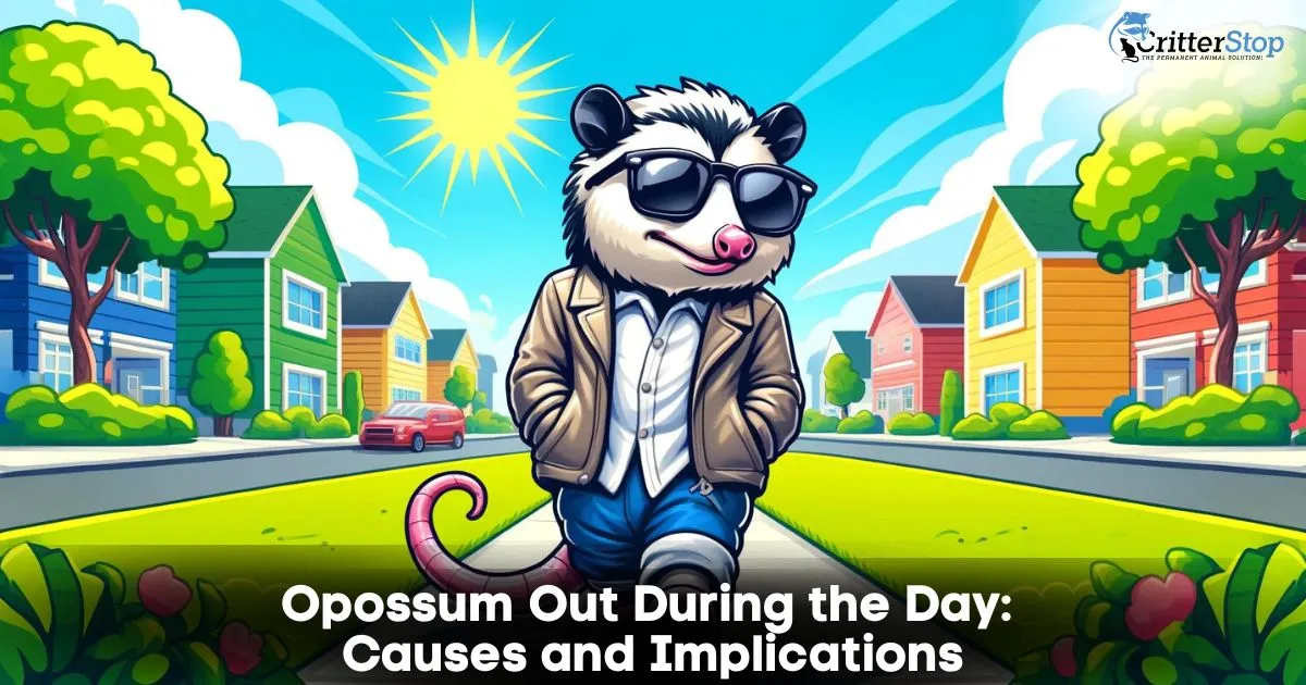 Opossum Out During the Day Causes and Implications