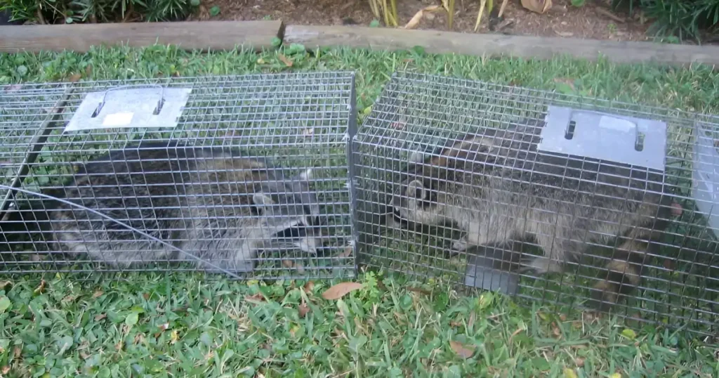 how to bait raccoons, trap raccoons bait