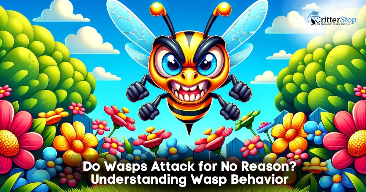 do wasp attack for no reason, will a wasp attack me for no reason, why do wasps attack for no reason