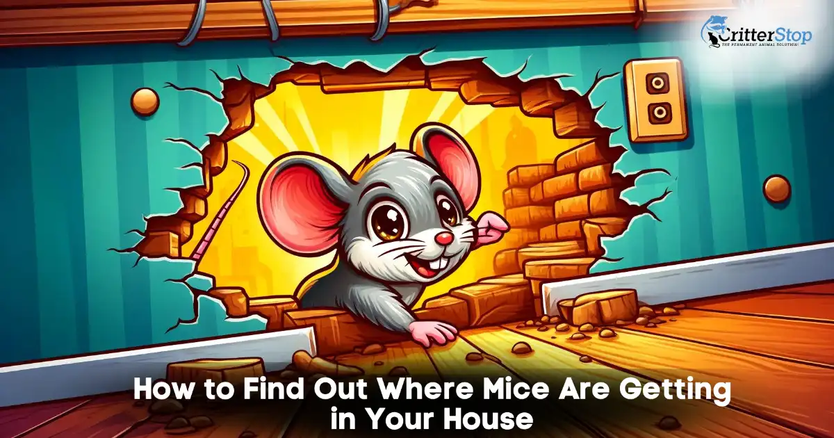 how to find out where mice are getting in your house, mice in basement, mice in crawl space