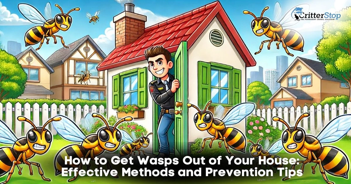 how to get wasps out of house