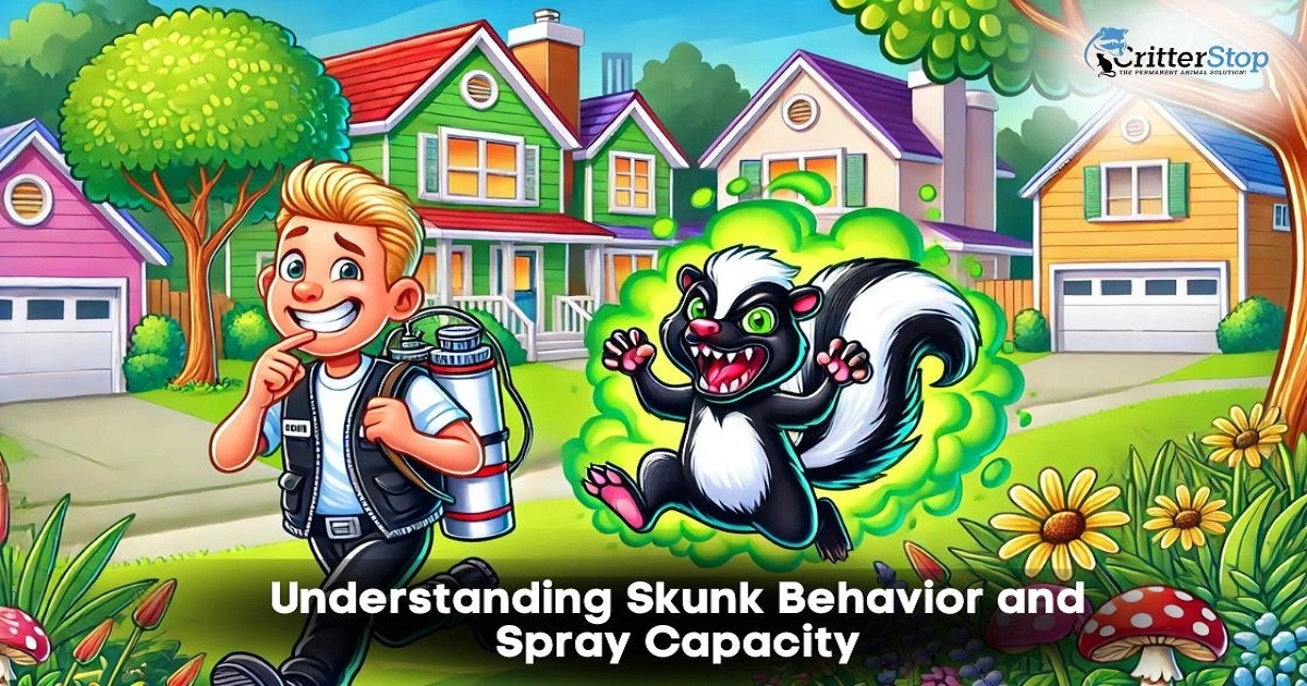 how often can a skunk spray