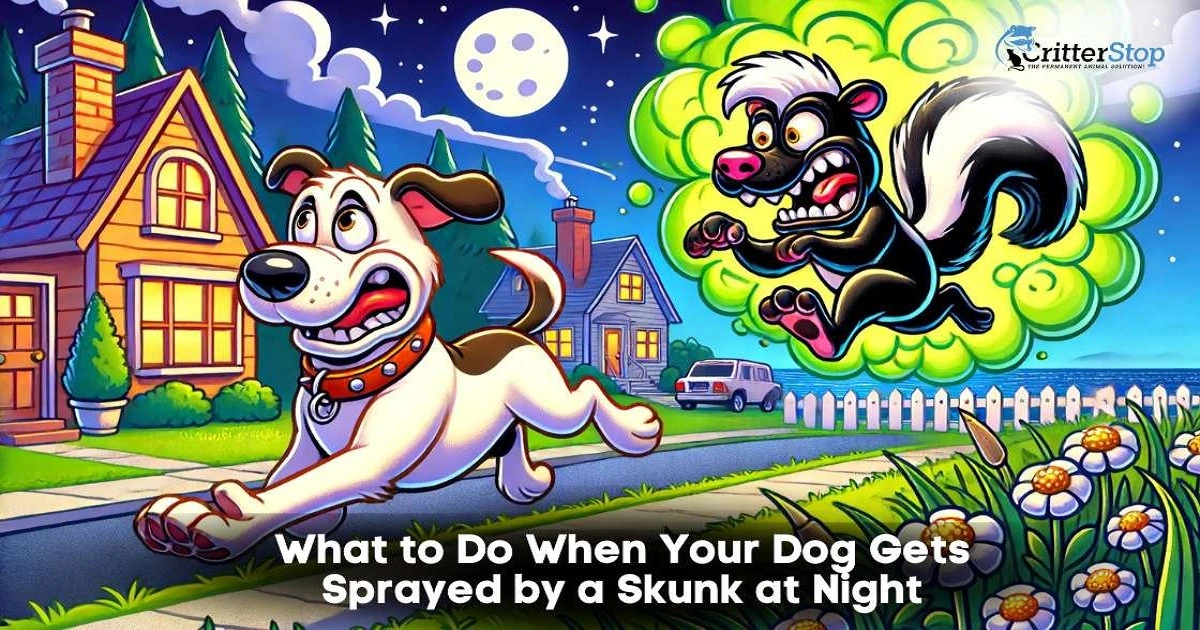 what to do if your dog gets sprayed by a skunk
