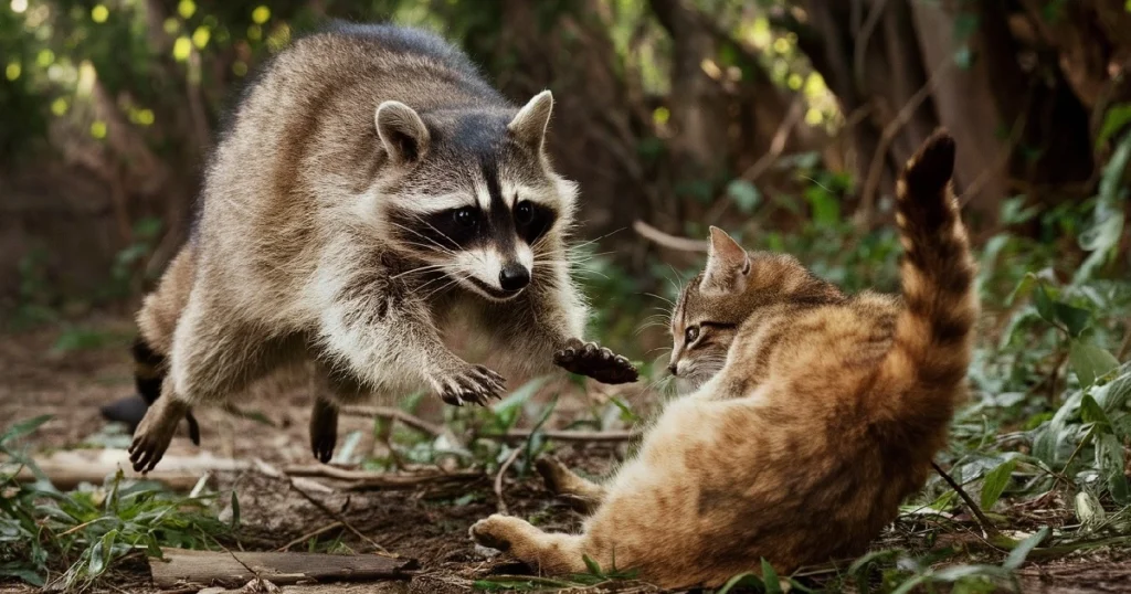 do raccoons kill kittens