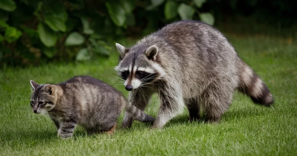 will raccoons eat baby kittens
