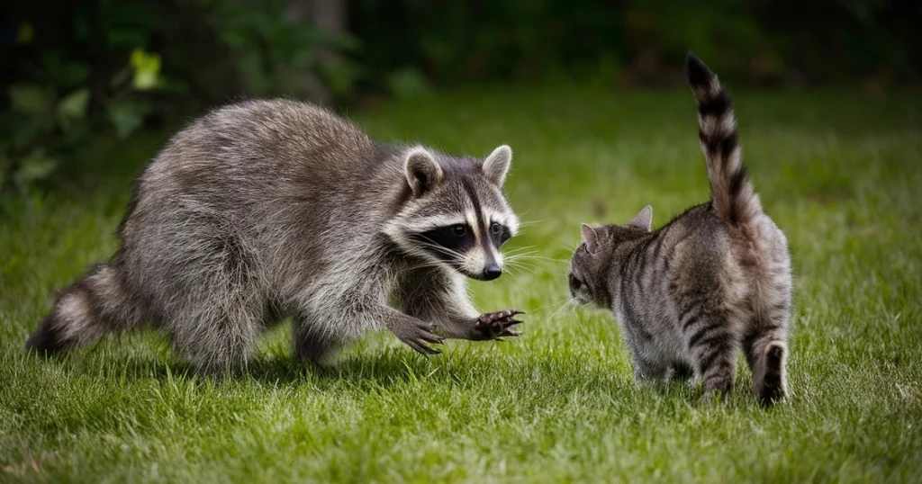 will raccoons kill and eat kittens