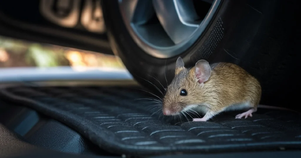 get rid of mice in car
