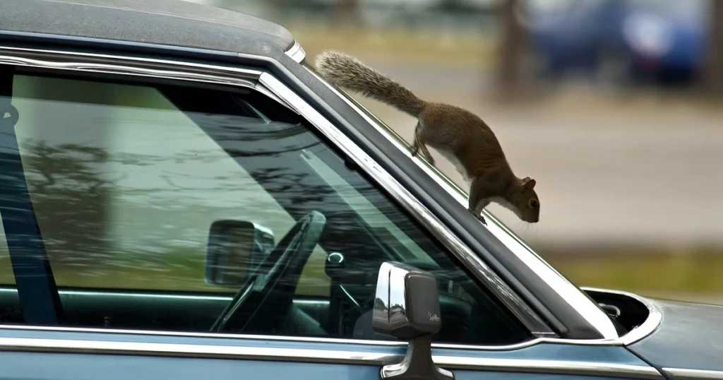 what keeps squirrels away from cars
