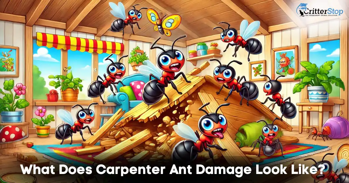 What Does Carpenter Ant Damage Look Like
