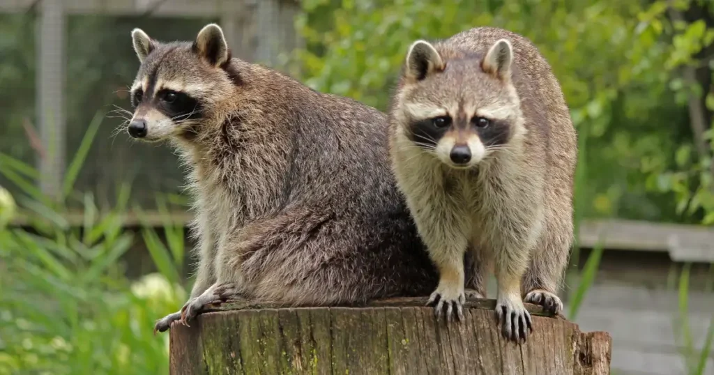 do raccoons dig holes in your yard